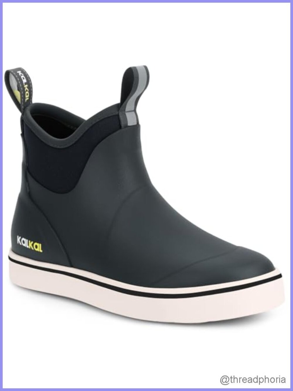 Waterproof Neoprene Ankle Deck Boots Slip Resistant Rain Boots